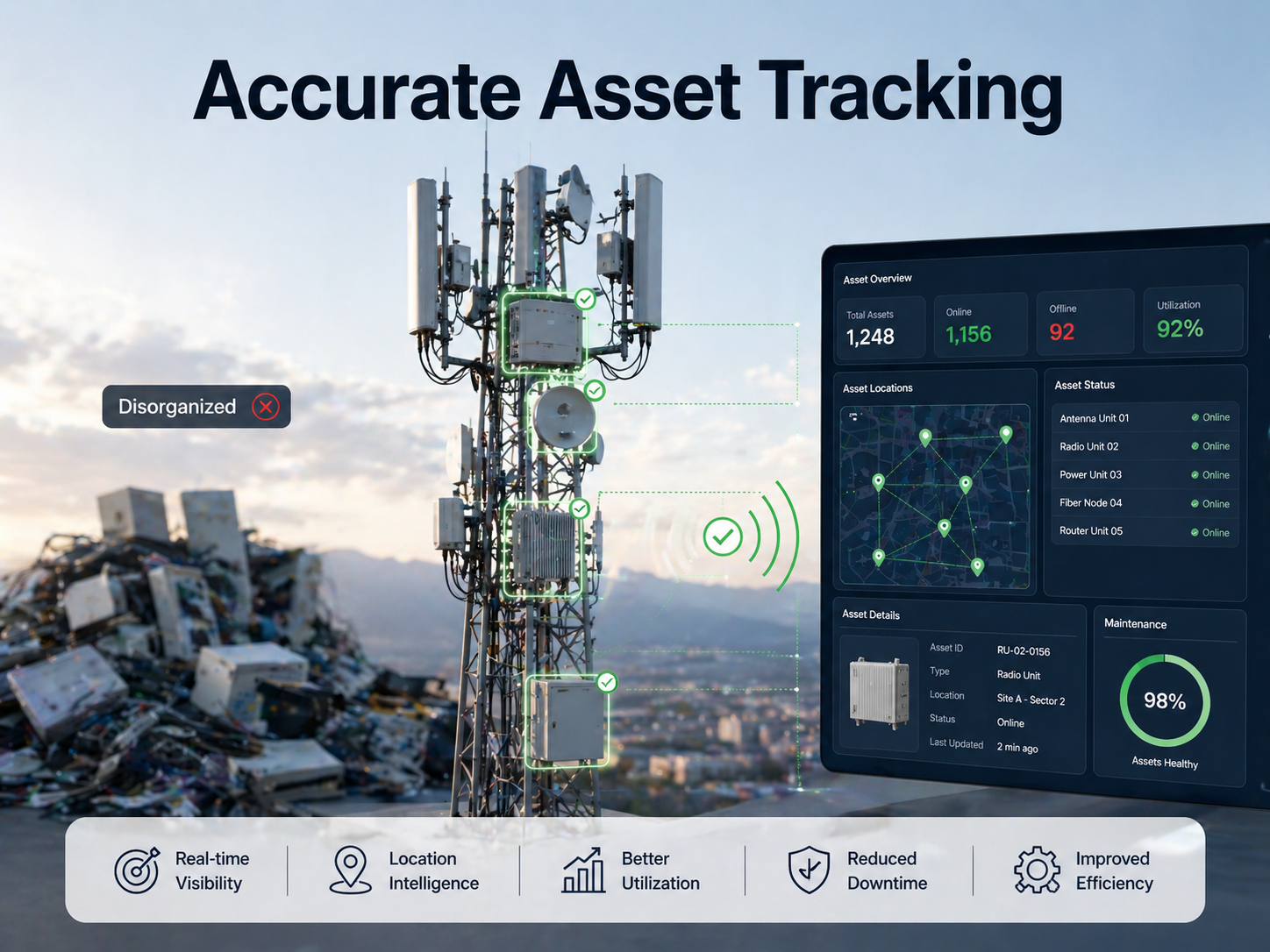 How a Telecom Company Leveraged our expert services for accurate Assets Tracking